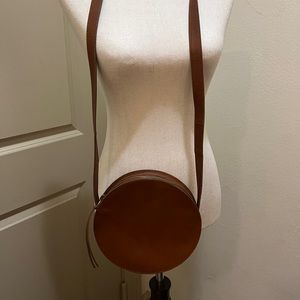 Madewell Camel Leather Purse